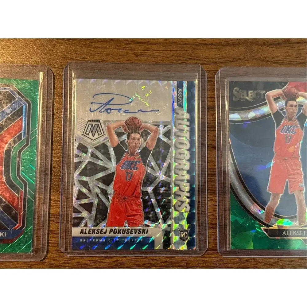 2020 Panini Prizm Fast Break, ICE,Wave, Auto Aleksej Pokusevski RC Lot (35)